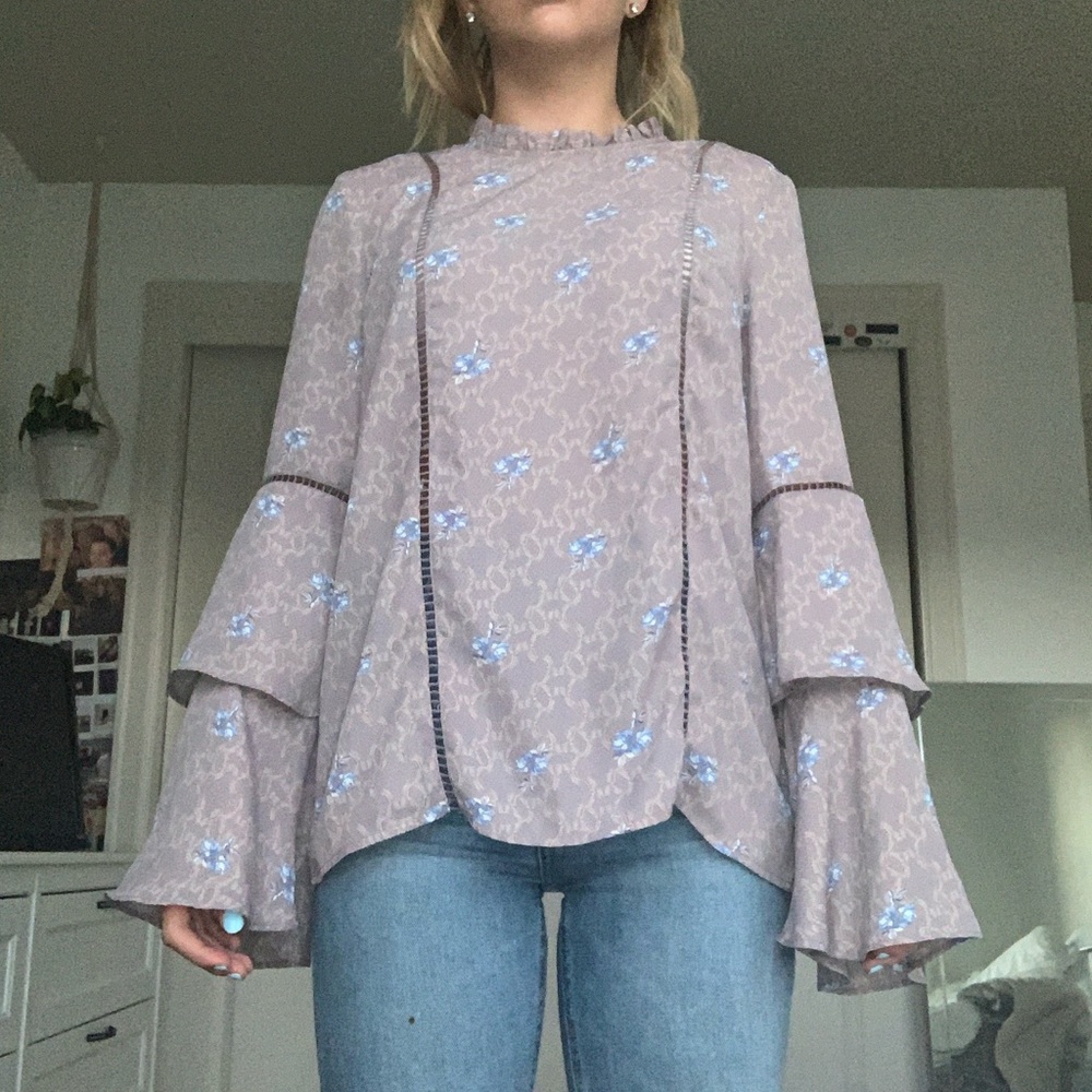 Long sleeve blouse